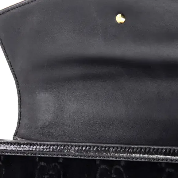 Gucci Sylvie Shoulder Bag Gg Velvet #200627G11B - Picture 8 of 9